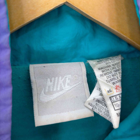 ナイキ NIKE 90S 白タグ スウォッシュロゴ ナイロン トラックジャケット レディース JPN:M