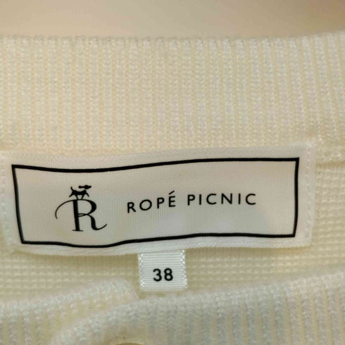 ロペピクニック Rope Picnic ミラノリブコンパクトカーディガン レディース JPN:38