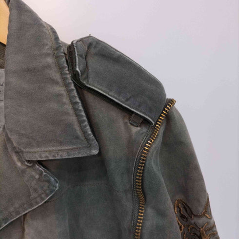 ザディグ エ ヴォルテール ZADIG&VOLTAIRE 刺繍デザイン ミリタリージャケット レディース
