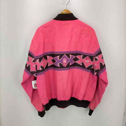 ラングラー Wrangler 90S BRUSHPOPPER ネイティブ柄 ジップアップブルゾン メンズ JPN:XL