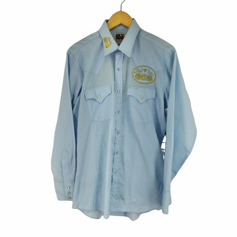 エリーキャトルマン ELY CATTLEMAN ゴールド刺繍ウエスタンシャツ メンズ