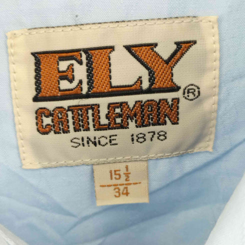 エリーキャトルマン ELY CATTLEMAN ゴールド刺繍ウエスタンシャツ メンズ