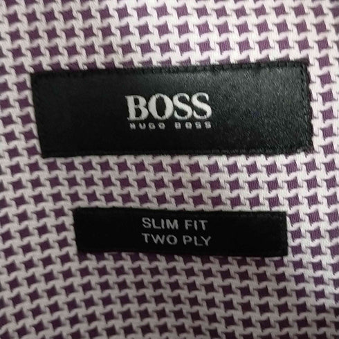 ボスヒューゴボス BOSS HUGO BOSS 総柄ドレスシャツ メンズ 39