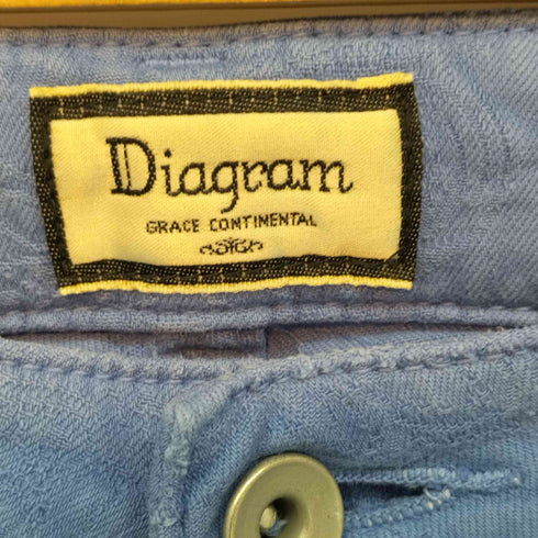 ダイアグラム Diagram 花柄デザイン テーパードデニムパンツ レディース JPN:36