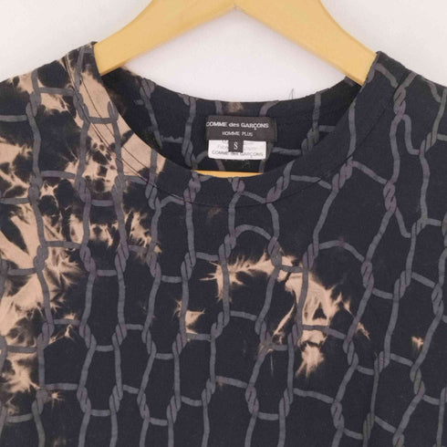 コムデギャルソンオムプリュス COMME des GARCONS HOMME PLUS 06AW 有刺鉄線プリントブリーチ S/S Tシャツ メンズ JPN:S