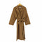 ザラ ZARA Wool Blend Duster Coat ウールブレンドダスターコート レディース import:L