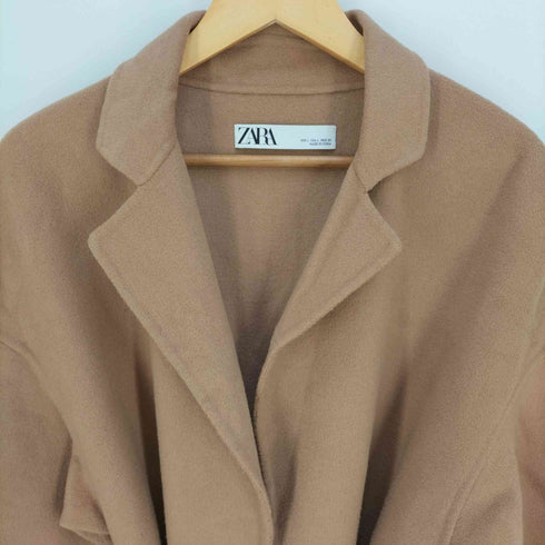ザラ ZARA Wool Blend Duster Coat ウールブレンドダスターコート レディース import:L