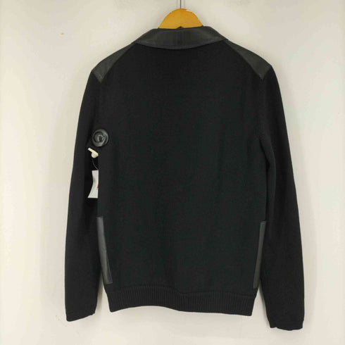 ジルサンダー JIL SANDER RAF SIMONS レザー切替テーラードジャケット メンズ EUR:46
