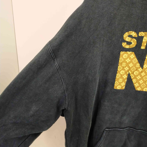 ステューシー Stussy 90's~00's OLD STUSSY NO4モノグラム プリントプルオーバー メンズ L