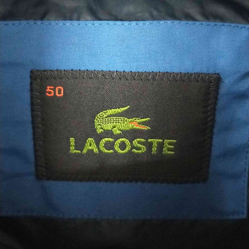 ラコステ LACOSTE ナイロン ジップアップ ダウンジャケット メンズ 50