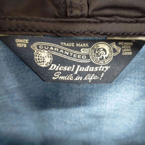 ディーゼル DIESEL ナイロンフード ジップアップデニムパーカー メンズ JPN:M