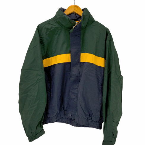 エディーバウアー Eddie Bauer 黒タグ マルチカラー ナイロンブルゾン メンズ M