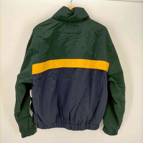 エディーバウアー Eddie Bauer 黒タグ マルチカラー ナイロンブルゾン メンズ M