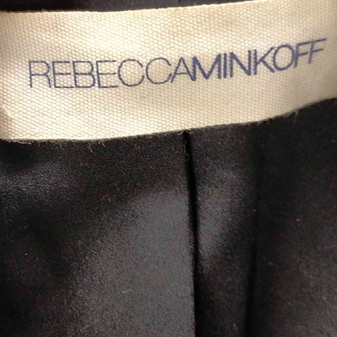 レベッカミンコフ REBECCA MINKOFF ウール混 ダブルライダースジャケット レディース