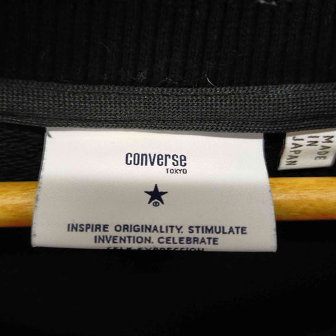 コンバース CONVERSE ワンポイント刺繍 サイドライン スウェットプルオーバー メンズ JPN:4