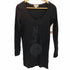 ディーゼル DIESEL 前面プリント Uネックカットソー チュニック レディース import:XS