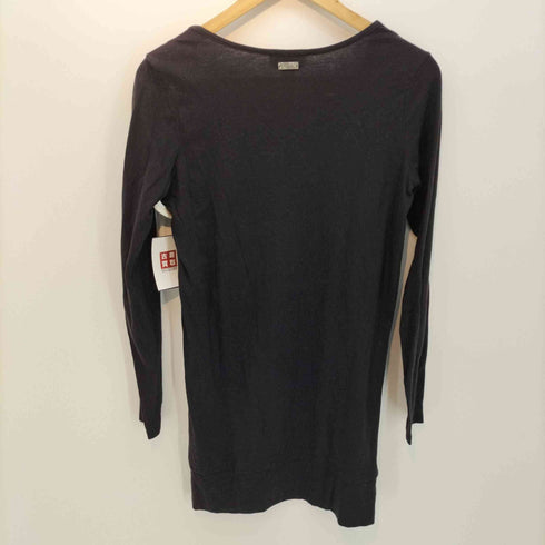 ディーゼル DIESEL 前面プリント Uネックカットソー チュニック レディース import:XS