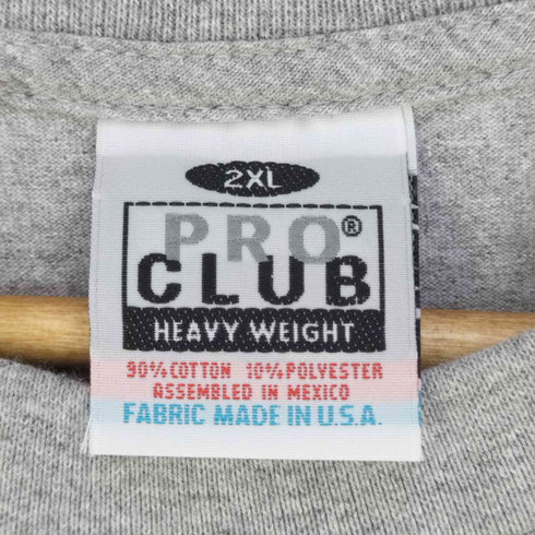 プロクラブ PRO CLUB USA製 HEAVY WEIGHT クルーネックTシャツ メンズ 2XL