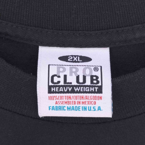 プロクラブ PRO CLUB USA製 HEAVY WEIGHT クルーネックTシャツ メンズ 2XL