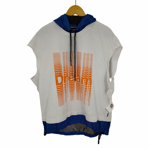 ディーゼル DIESEL ナイロン切替 ノースリーブパーカー メンズ