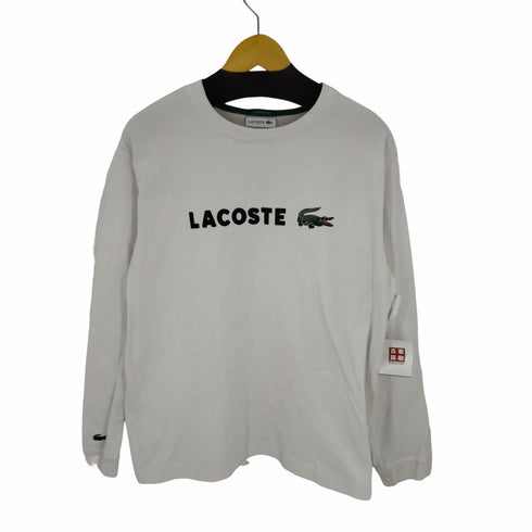 ラコステ LACOSTE ロゴプリント L/Sカットソー メンズ JPN:M
