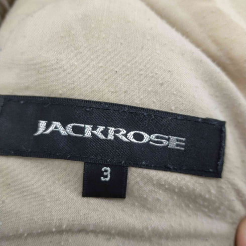 ジャックローズ JACKROSE ウエストゴム コットンブレンド ワイドテーパードパンツ メンズ JPN:3