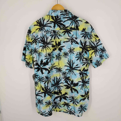 クイックシルバー Quiksilver ヤシの木柄アロハシャツ メンズ JPN:L