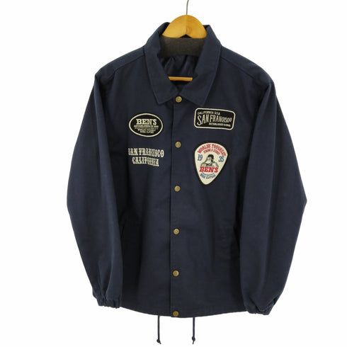 ベンデイビス BEN DAVIS ポリコットン ワッペンコーチジャケット ワークジャケット メンズ JPN:L