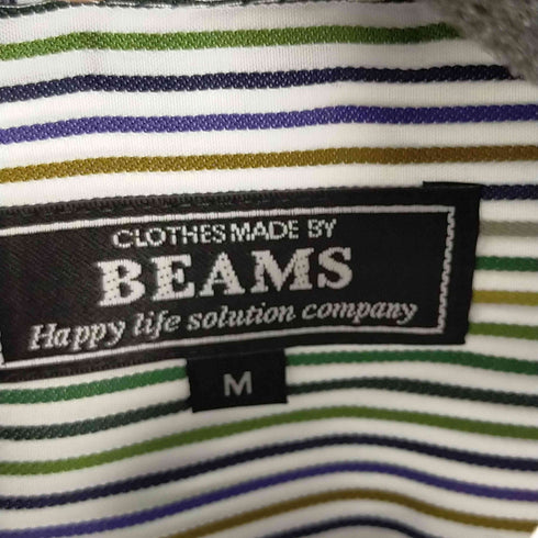 ビームス BEAMS ストライプシャツ メンズ M
