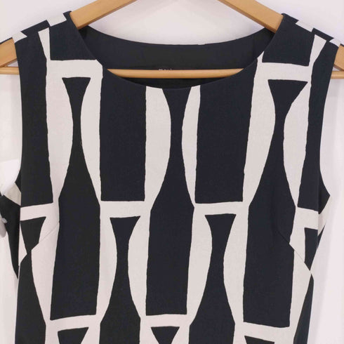 マリメッコ marimekko Kivikausi Sirppi one-piece 総柄ワンピース レディース 36