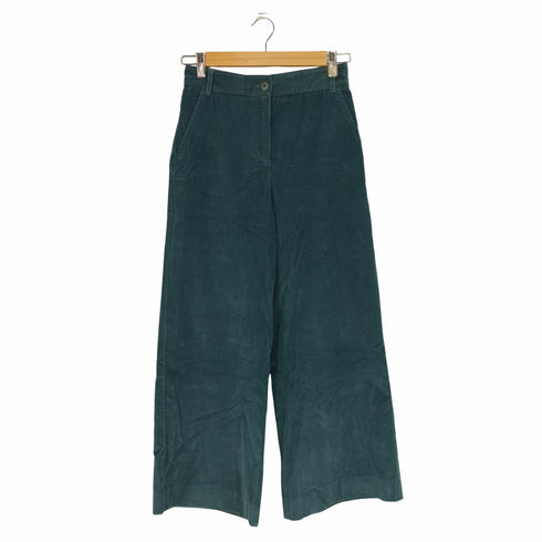 マックスマーラウィークエンド MAX MARA WEEKEND モロッコ製 ワイドコーデュロイパンツ レディース JPN:36