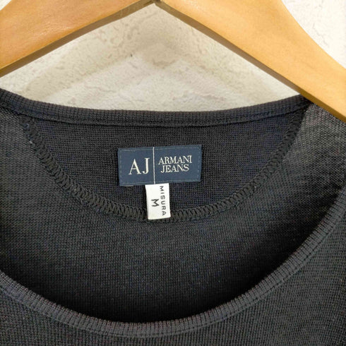 アルマーニジーンズ ARMANI JEANS ロゴ プリント カットソー レディース import:M