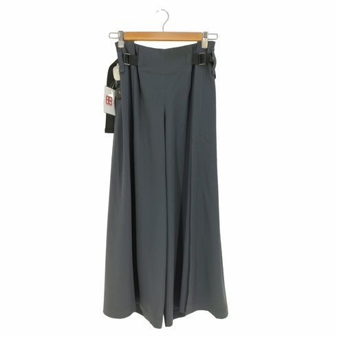 イチサンニーゴーイッセイミヤケ 1325 ISSEY MIYAKE サイドスリット ベルテッド ワイド 袴パンツ レディース JPN:3