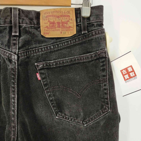 リーバイス Levis 00S Relaxed Fit Black Denim Pants メンズ 33/32