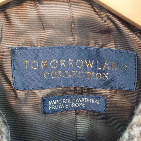 トゥモローランド TOMORROWLAND ハウンドトゥース ラムウールブルゾン ジップアップジャケット レディース