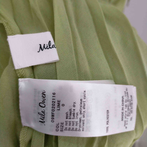 ミラオーウェン Mila Owen ワッシャープリーツマキシワンピース レディース JPN:0