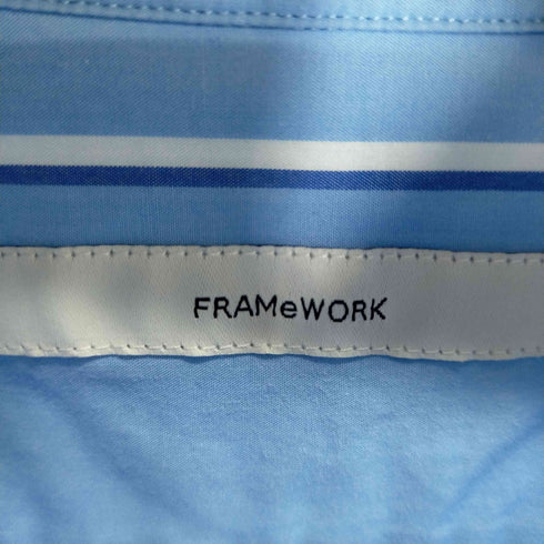 フレームワーク FRAMe WORK ストライプオーバーサイズシャツワンピース レディース