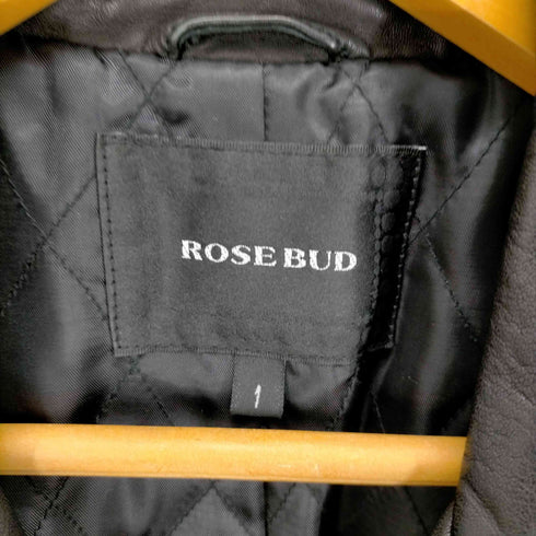 ローズバット ROSEBUD RIDERS JACKET ラムレザー ライダースジャケット レディース JPN:1