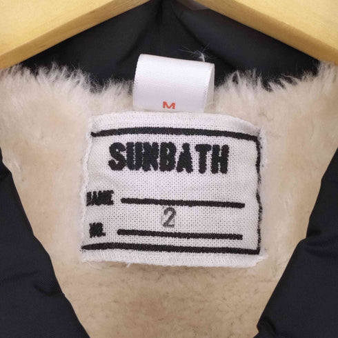 SUNBATH ペイントプリント裏地ファーコーチジャケット メンズ JPN:2