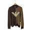 エンポリオアルマーニ EMPORIO ARMANI NOBILE ROUNDNECK Tiramisu ロゴニット メンズ 48