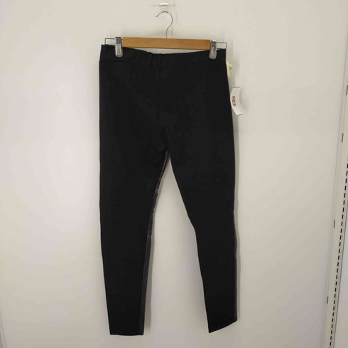 デニムアンドサプライ ラルフローレン DENIM & SUPPLY RALPH LAUREN レザー切替スウェットバイカーパンツ レディース S