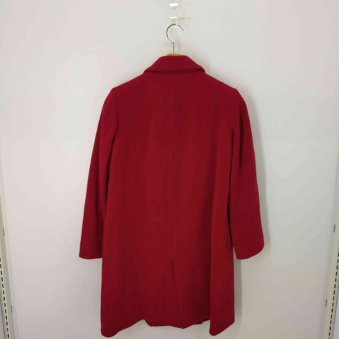 ロッソ ROSSO ダブルボタン ウールナイロンコート レディース M