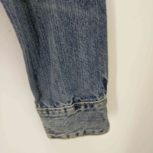 エズラフィッチ EZRA FITCH クラッシュダメージ加工 デニムジャケット トラッカージャケット ピンズ レディース