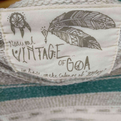 ゴア goa インディアン柄 ノースリーブワンピース レディース F