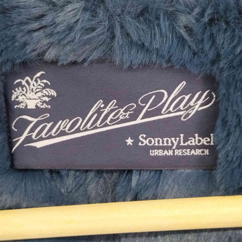 アーバンリサーチサニーレーベル URBAN RESEARCH Sonny Label ノーカラーフェイクムートン コート レディース JPN:38