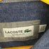 ラコステ LACOSTE ワンポイント刺繍シャモアクロスシャツ メンズ M/L