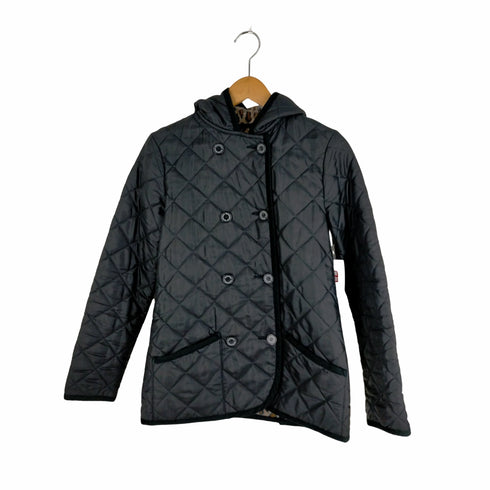 トラディショナルウェザーウェア Traditional Weatherwear 裏地レオパード キルティングフーデッドジャケット レディース