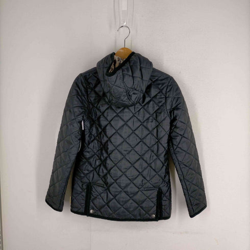 トラディショナルウェザーウェア Traditional Weatherwear 裏地レオパード キルティングフーデッドジャケット レディース