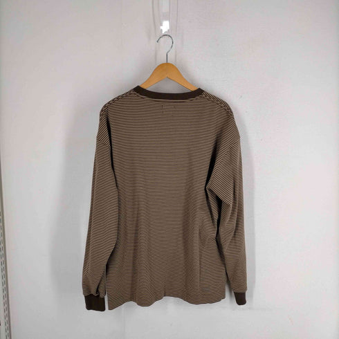 スティーブンアラン Steven Alan LIGHT HI-DENS BORDER RINGER TEE ボーダークルーネックカットソー メンズ JPN:M