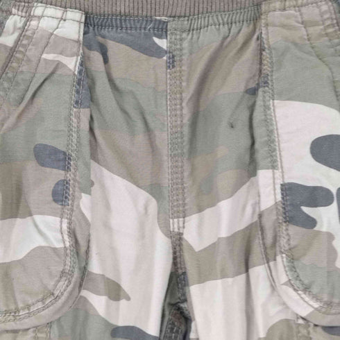 EQUIPMENT GOA フレアカモパンツ 裾ジップ ドローコード サスペンダーY2K メンズ ONE SIZE